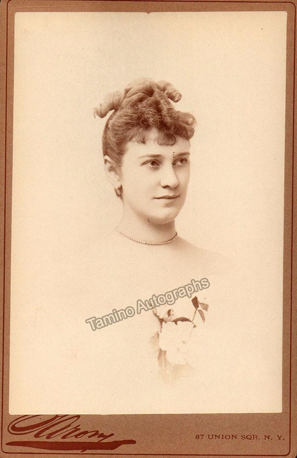 Nordica, Lillian - Cabinet Photo (young) - Tamino