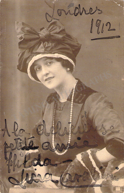 Cavalieri, Lina - Signed Photograph 1912