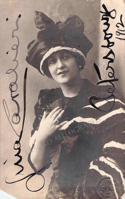Cavalieri, Lina - Signed Photograph 1912