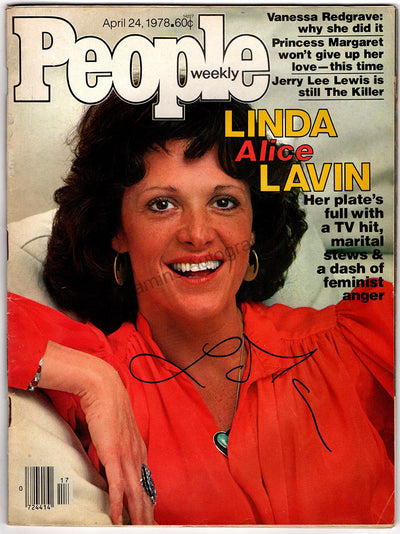 Lavin, Linda - Signed People Magazine