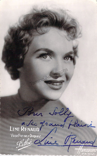 Renaud, Line - Signed Photograph