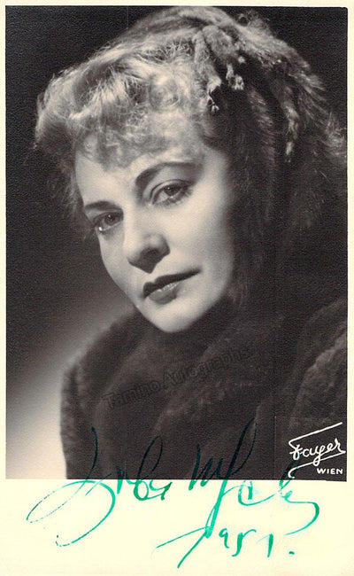 WELITSCH, Ljuba (Various Autographs)