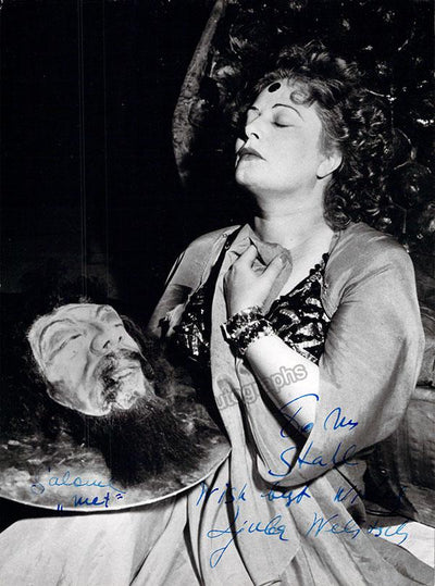 Welitsch, Ljuba - Signed Photo in Salome