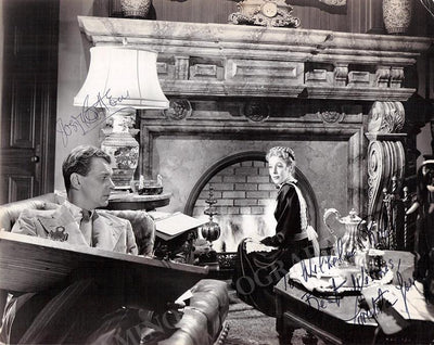 Young, Loretta - Cotten, Joseph - Double Signed Photo