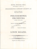 Maazel, Lorin - Signed Program London 1961