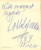 Opera Singers 1940s to 1960s - Autographed Lot of 11 Items