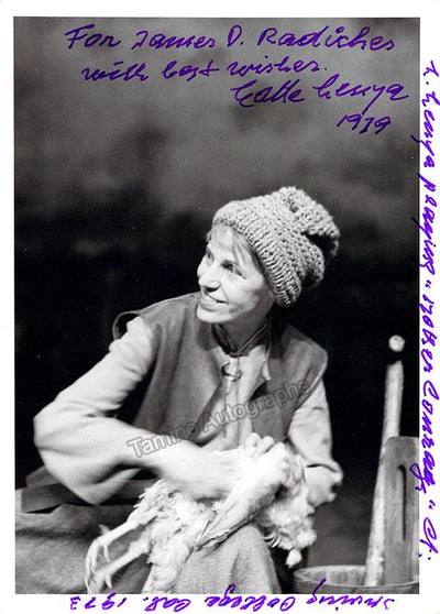 Lenya, Lotte - Signed Photograph 1979