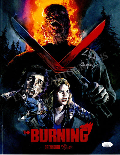 David, Lou - Signed Mini Poster in "The Burning"