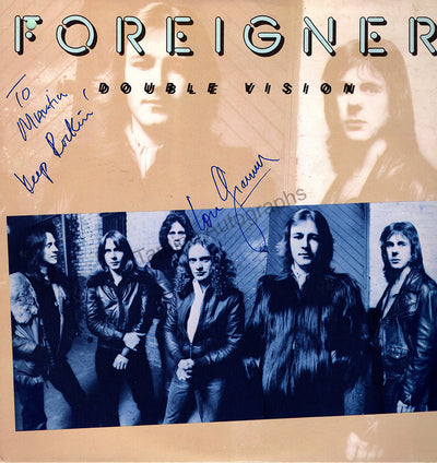 Gramm, Lou - Signed LP Record "Double Vision"
