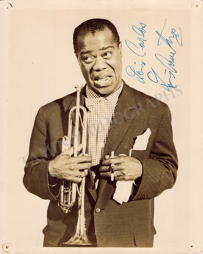 Armstrong, Louis - Signed Photograph