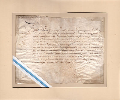 Louis XIV of France - Signed Document 1685