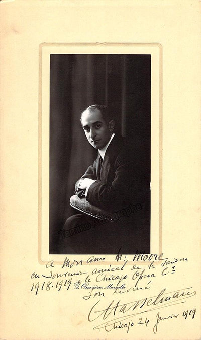 Hasselmans, Louis - Signed Photo