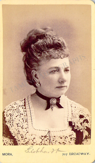 Liebhardt, Louise - Vintage CDV