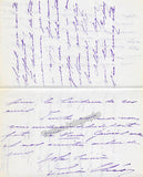 Theo, Louise - Pair of 2 Autograph Letters Signed