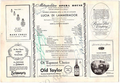 Tagliavini, Ferruccio - Tassinari, Pia - Lucia di Lammermoor 1949
