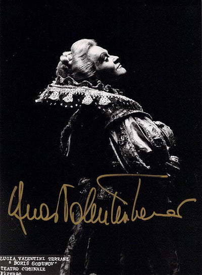 Valentini-Terrani, Lucia - Signed Photograph in Boris Godunov