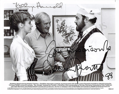 Pavarotti, Luciano - Harrold, Kathryn - Signed Photograph in "Yes, Giorgio"