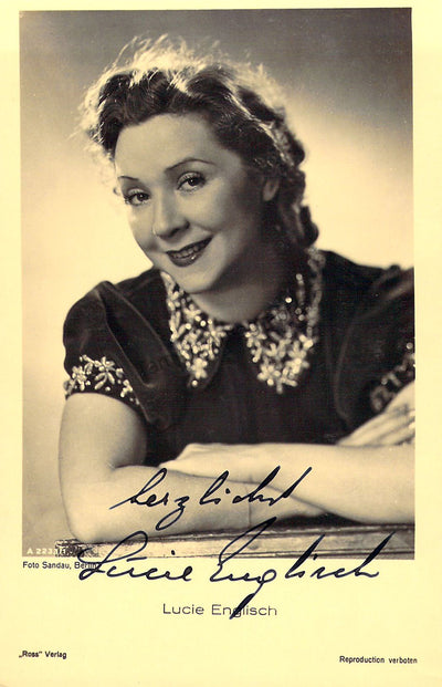 Englisch, Lucie - Signed Photograph