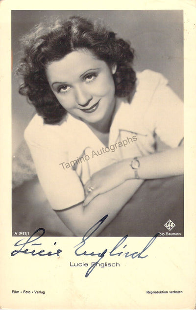Englisch, Lucie - Signed Photograph
