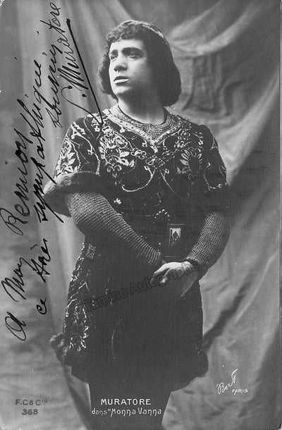 Muratore, Lucien - Signed Photo in Monna Vanna