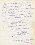 Vauthrin, Lucy - Autograph Letter Signed