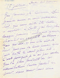 Vauthrin, Lucy - Autograph Letter Signed