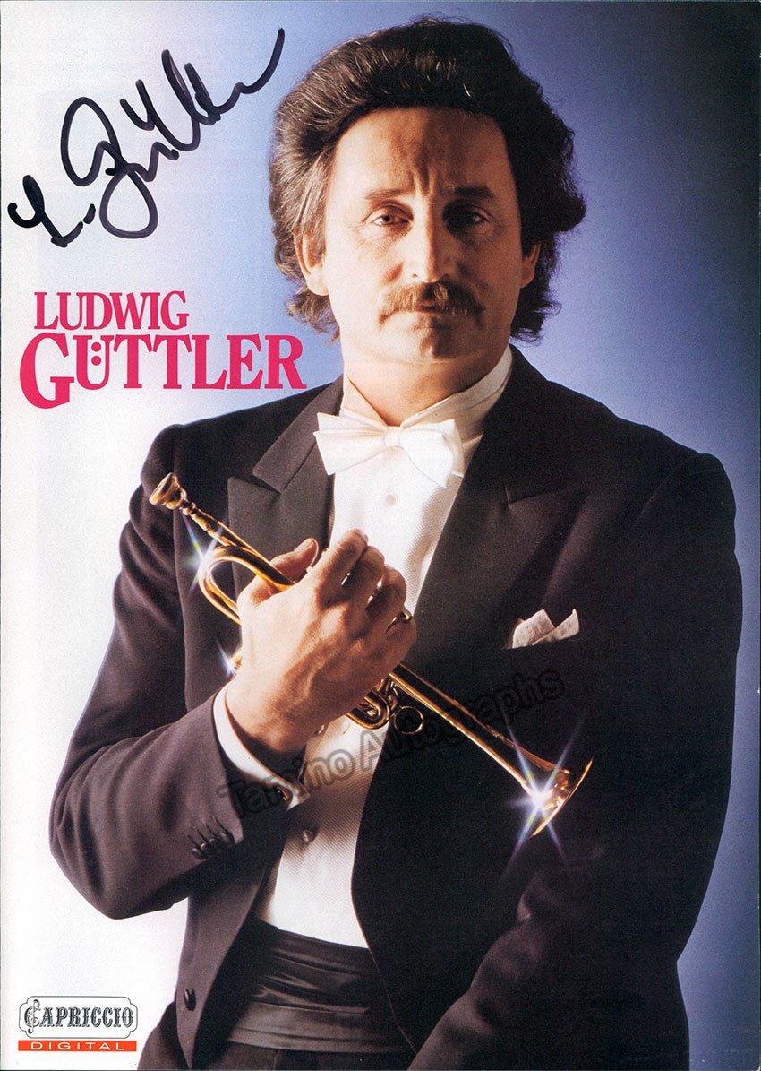 Guttler, Ludwig - Signed Half-Tone Photo - Tamino