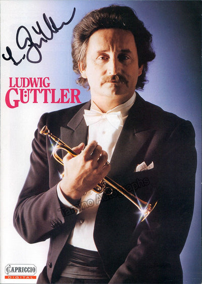 Guttler, Ludwig - Signed Half-Tone Photo