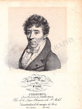 Cherubini, Luigi - Signed Document 1830 & Print