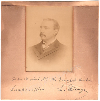 Denza, Luigi - Signed Photo 1901