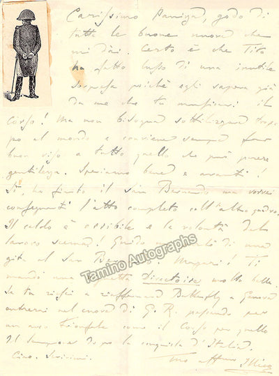 Illica, Luigi - Autograph Letter Signed