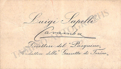 Sapelli, Luigi - Business Card