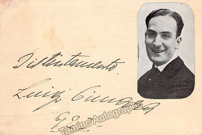 Cimara, Luigi - Signed Photo