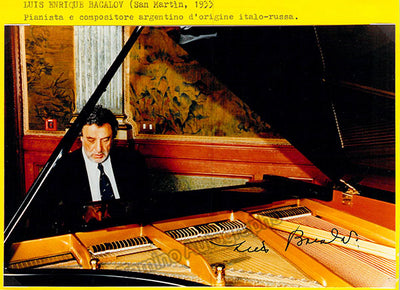 Bacalov, Luis Enrique - Signed Photograph