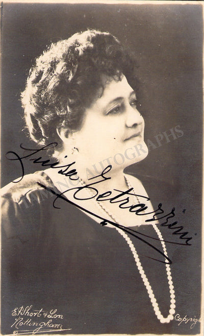 Tetrazzini, Luisa - Signed Photograph