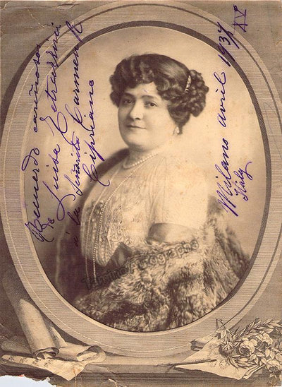 Tetrazzini, Luisa - Signed Photo 1934