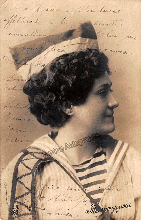 Tetrazzini, Luisa - Signed Photo in Role