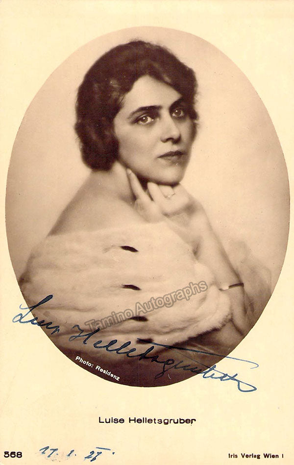 HELLETSGRUBER, Luise – Tamino