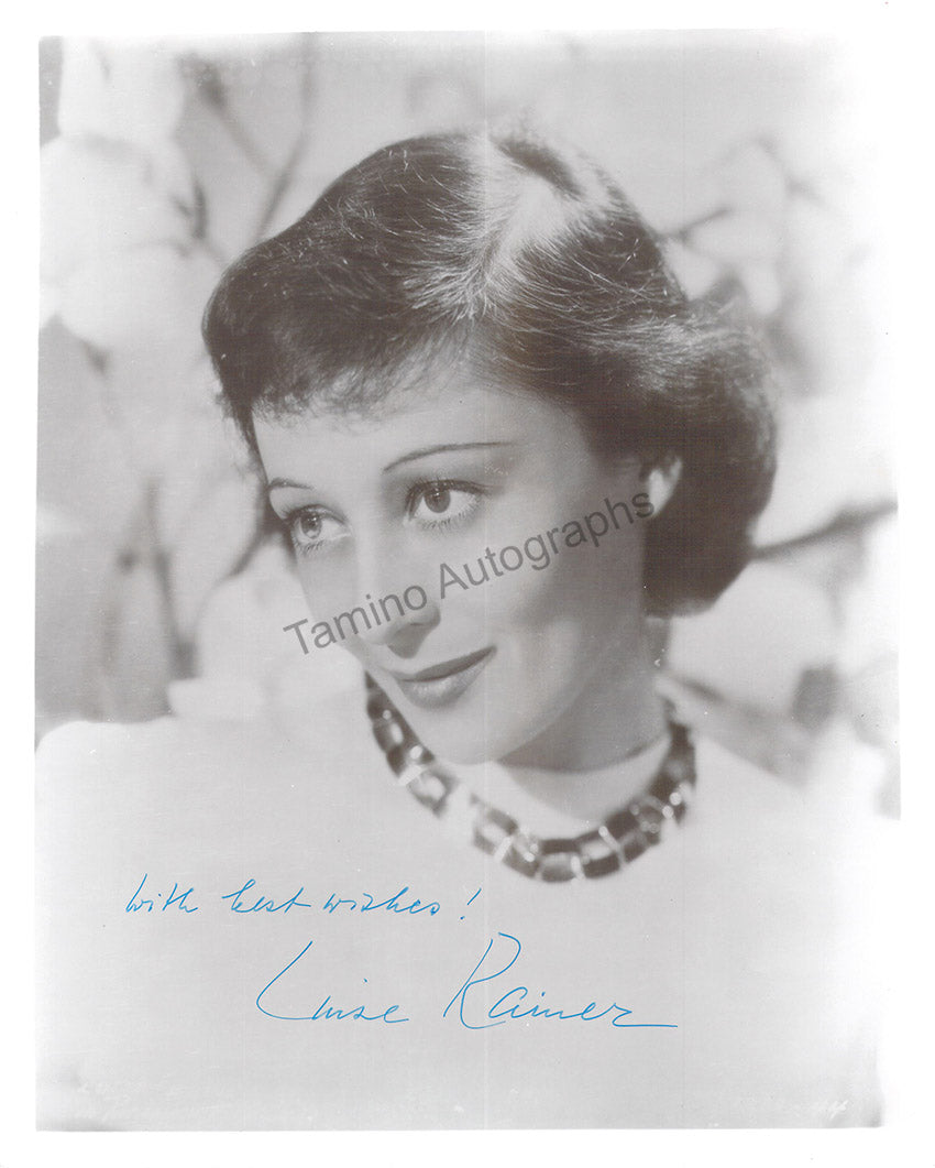 Rainer, Luise - Signed Photograph