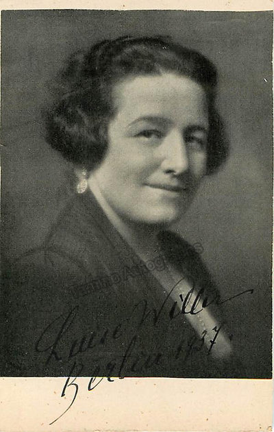 WILLER, Luise (Various Autographs)