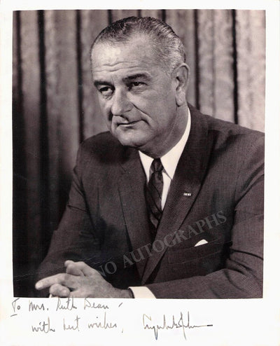 Johnson, Lyndon B. - Signed Photograph