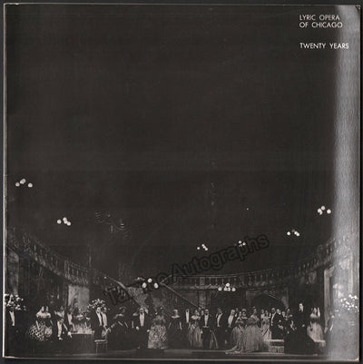 Chicago Lyric Opera - 20th Anniversary Photo Album (1954)