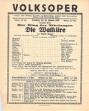 Vienna Volksoper - Lot of 41 Opera Program-Playbills 1918-1926