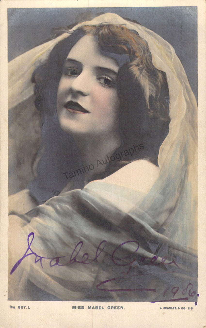 Green, Mabel - Signed Photograph 1906