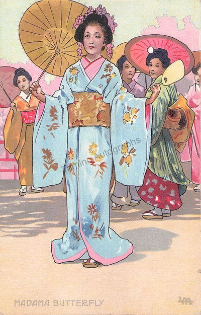 Madama Butterfly - Vintage Postcard Set of 12