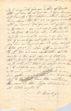 Eder Vieuxtemps, Josephine (Madame Vieuxtemps) - Autograph Letter Signed 1861