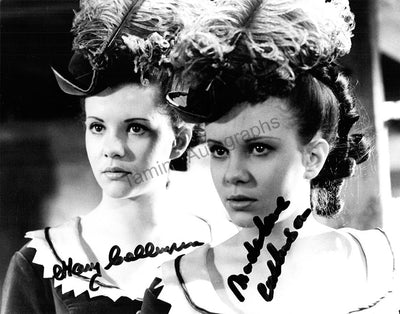 Callinson, Madelaine - Callinson, Mary - Double Signed Photograph in "Twins of Evil"