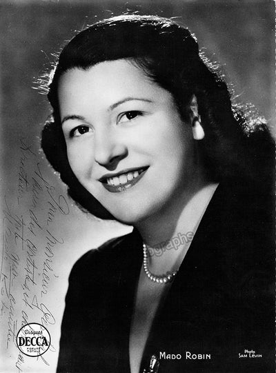 Robin, Mado - Signed Photograph