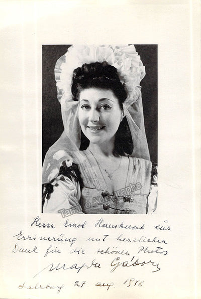 Magda Gabory in Nozze