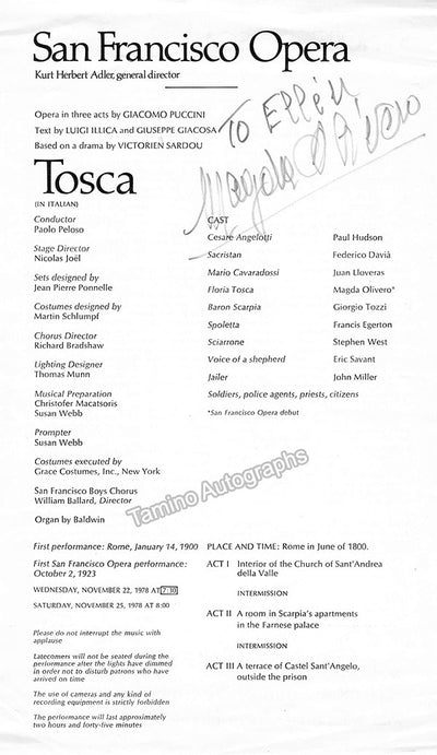 Tosca 1978